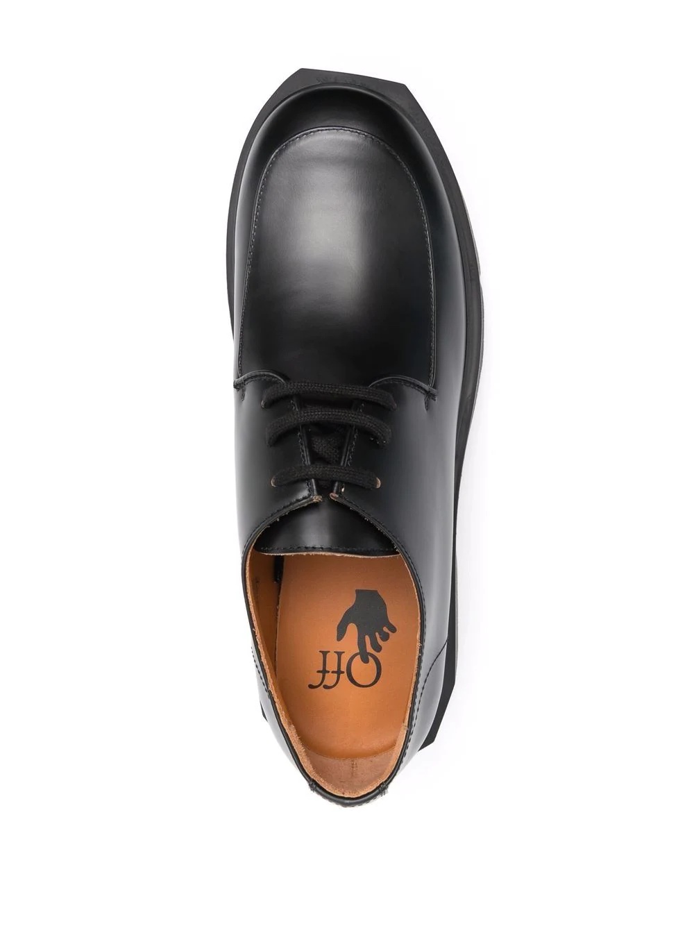 sponge-sole Derby shoes - 4