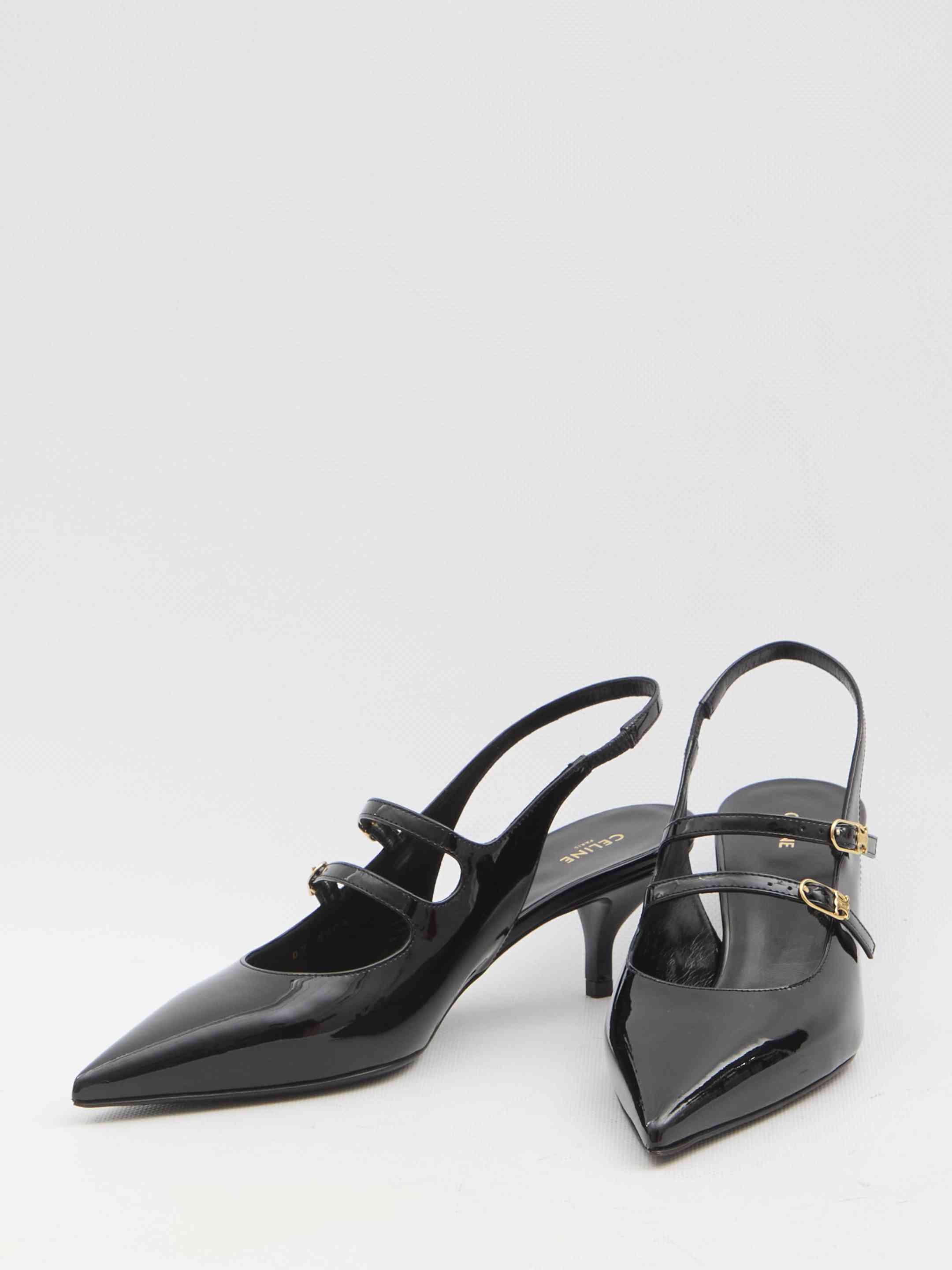 Celine Women Mary Jane Slingback Pumps - 5