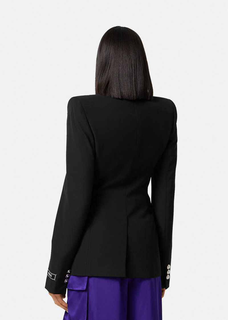 Wool Single-Breasted Blazer 4