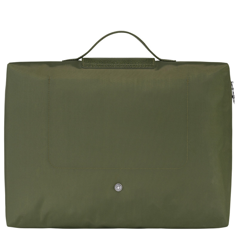 Le Pliage Green S Briefcase Forest - Recycled canvas 4