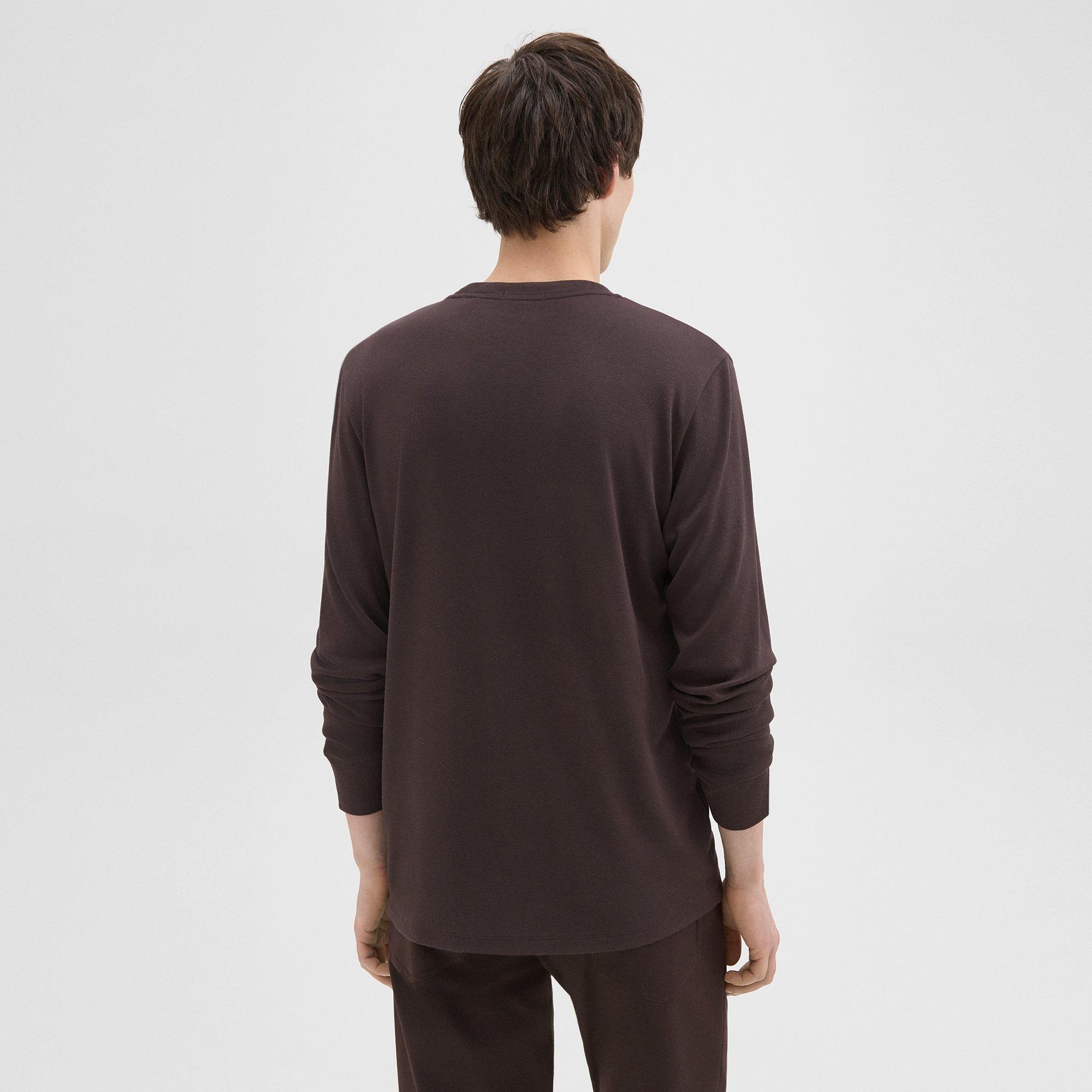 Essential Long-Sleeve Tee in Anemone Modal Jersey - 4