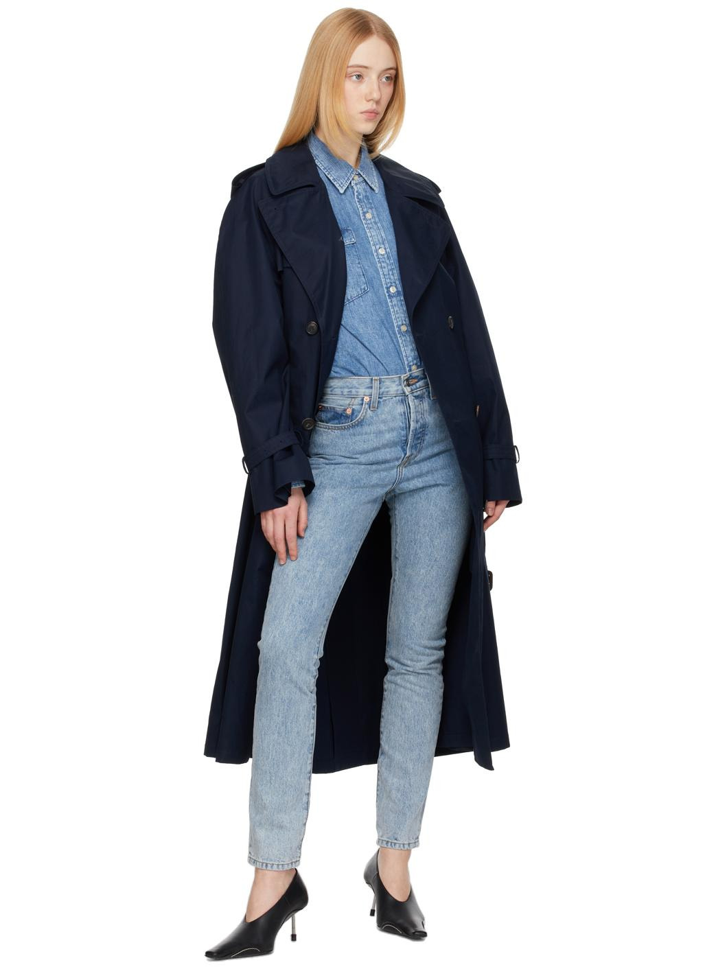 Blue Denim Jeans - 4
