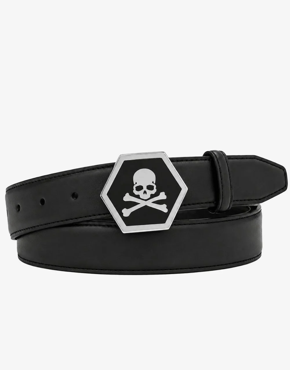 leather belt skull - 1
