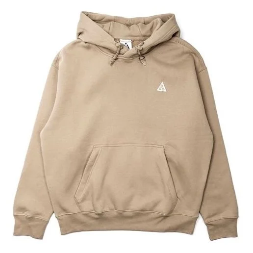 Nike ACG Series Embroidered Logo hooded Pullover Long Sleeves Khaki CW4490-247 - 1