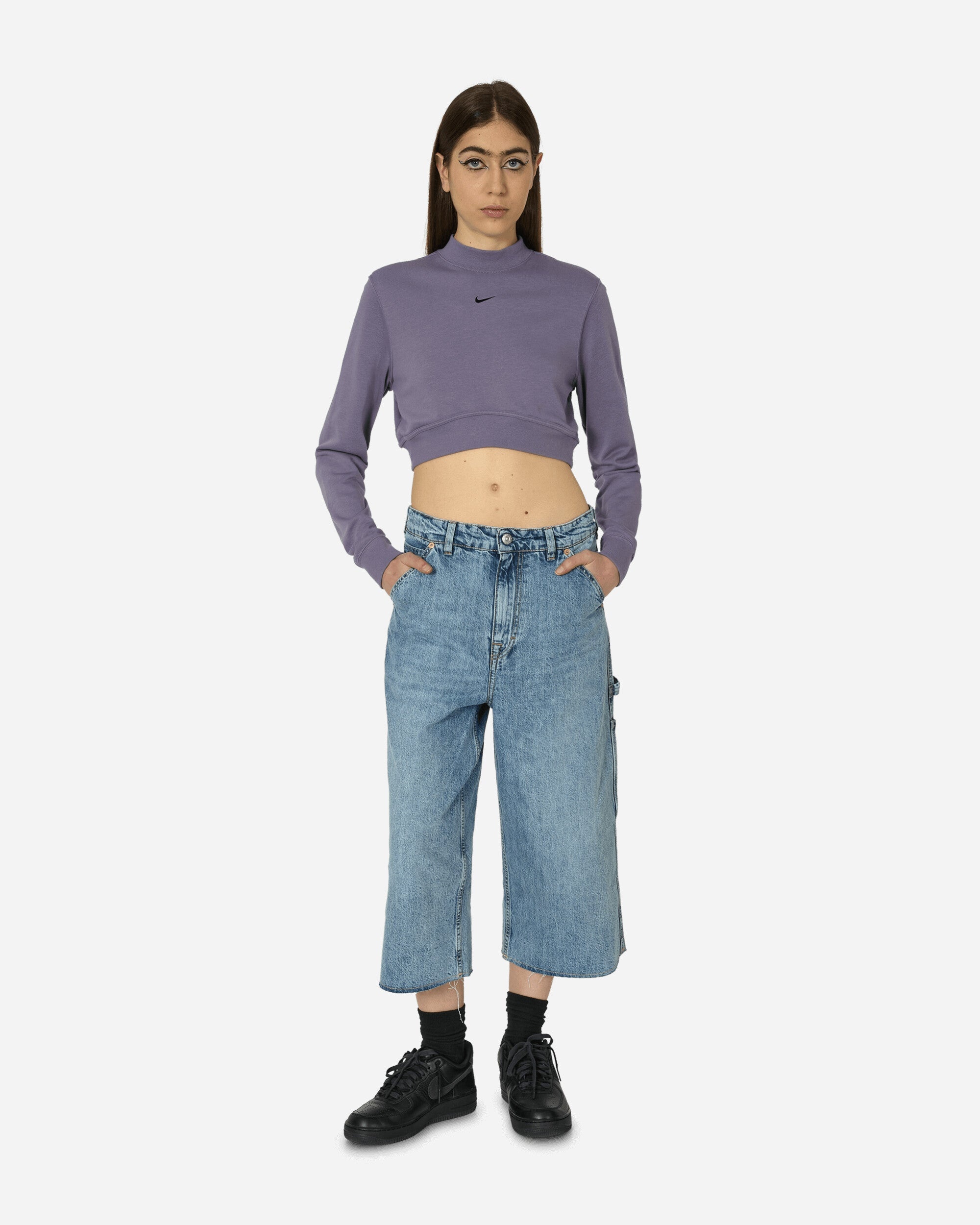 Crewneck Cropped French Terry Top Daybreak - 4