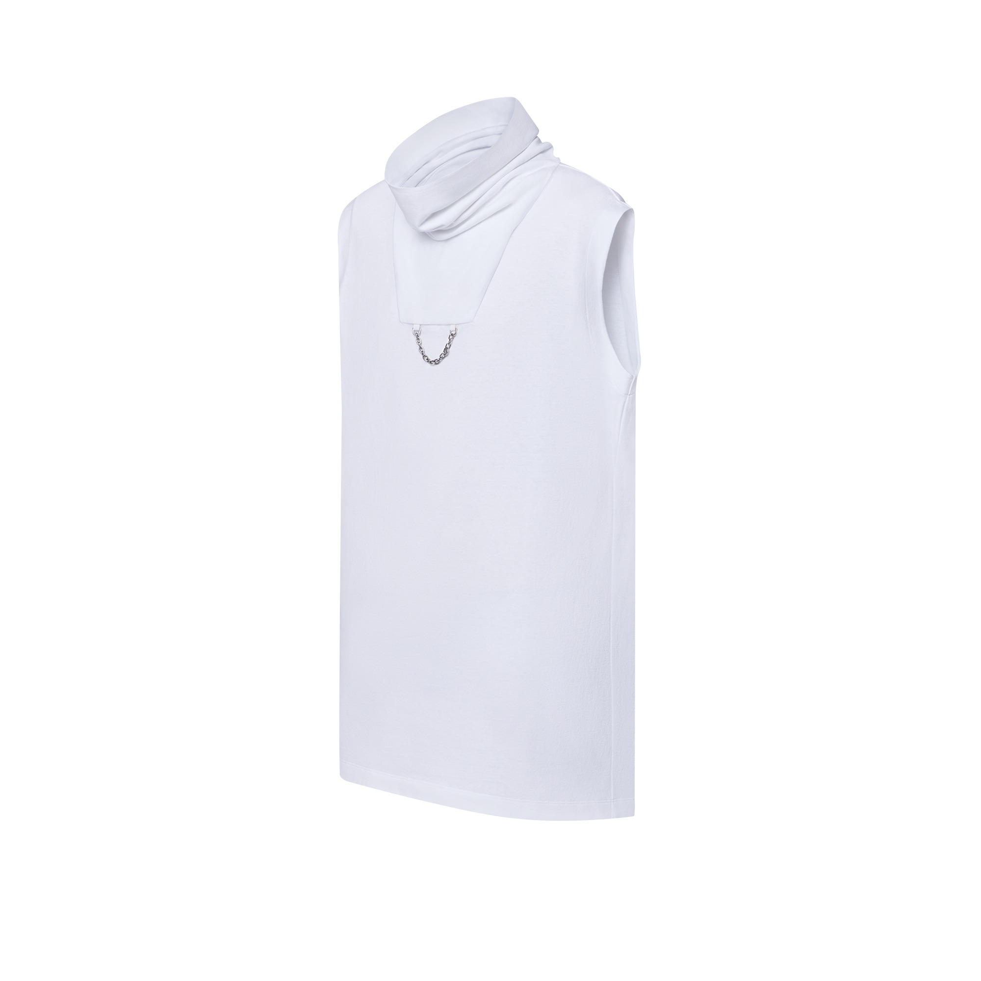 High Neck Shoulder T-Shirt - 2