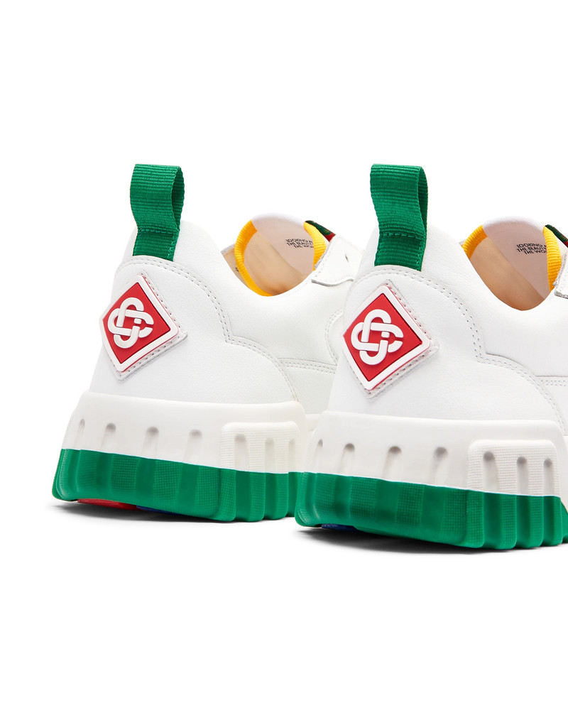 Mens The Court White & Green Sneaker 15