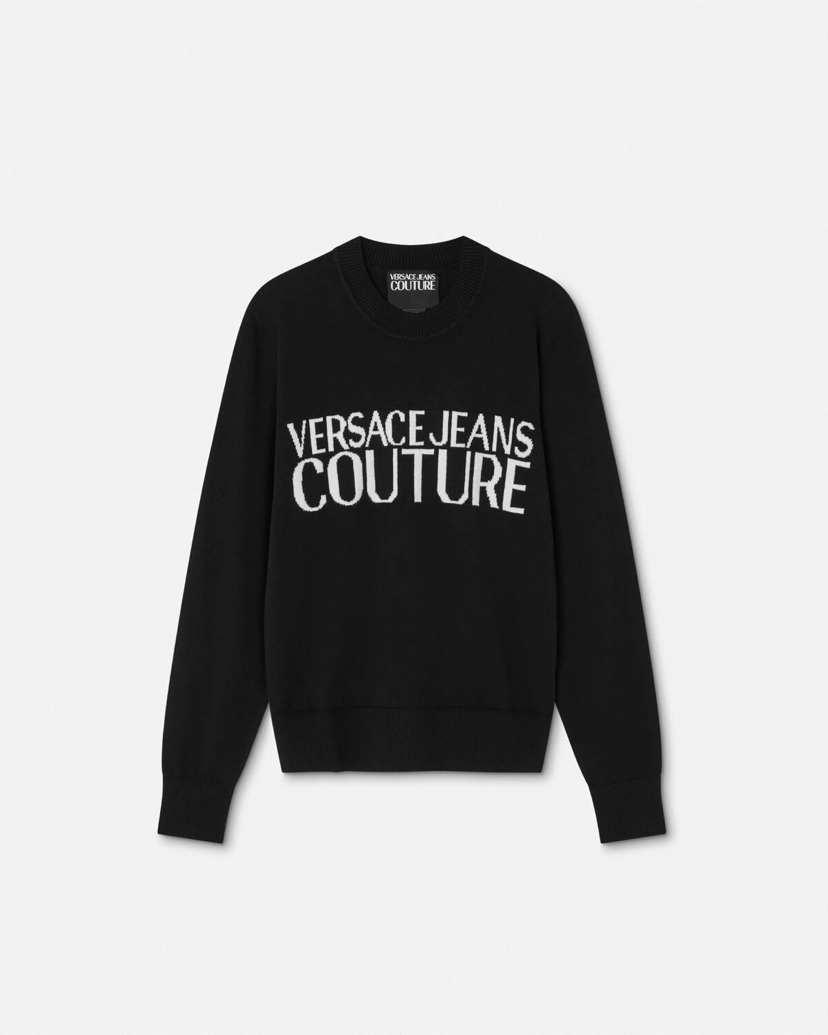 Institutional Logo Cashmer-Blend Knit Sweater - 1