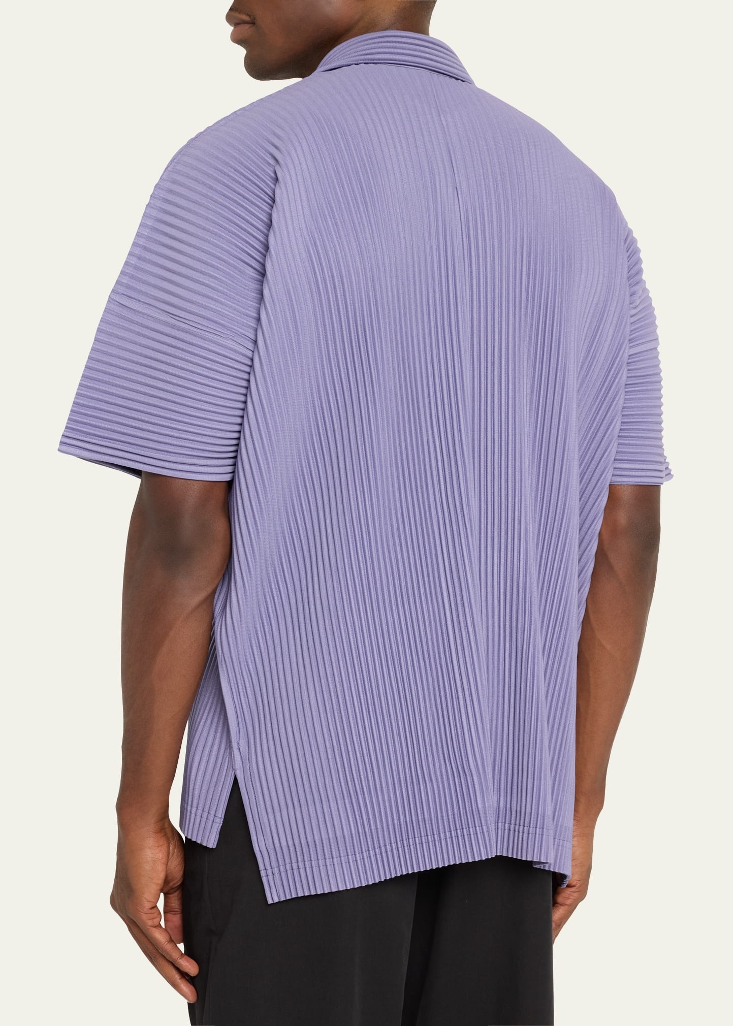 Men's Pleated Camp Shirt - 3