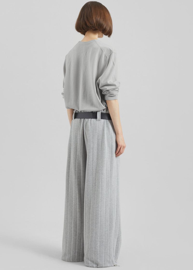 Gisby Striped Joggers - Grey 8