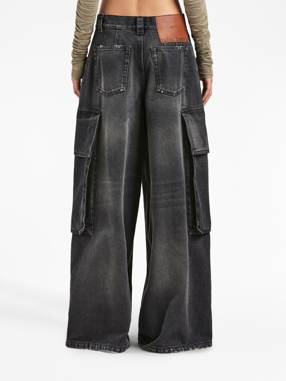 low-rise wide-leg jeans - 5
