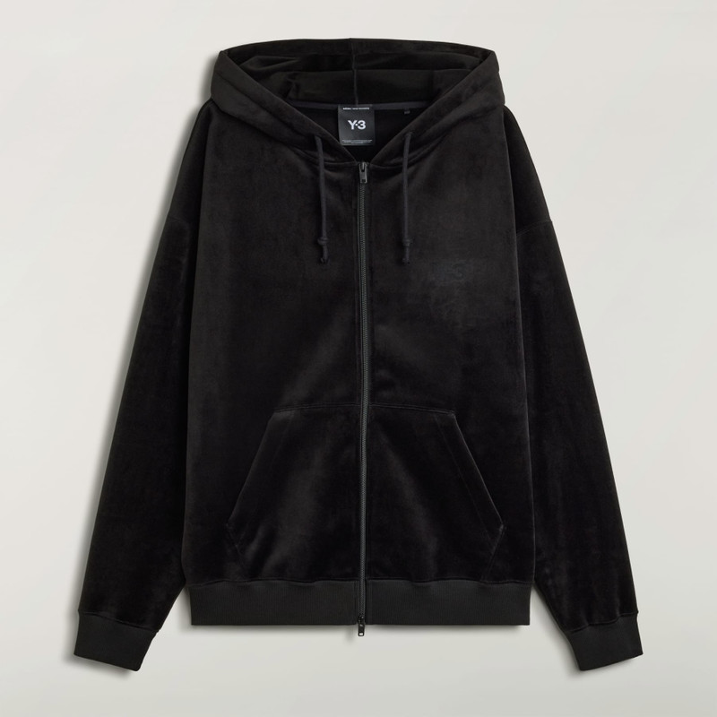 Y-3 VELVET CORDUROY ZIPPER HOODIE 1