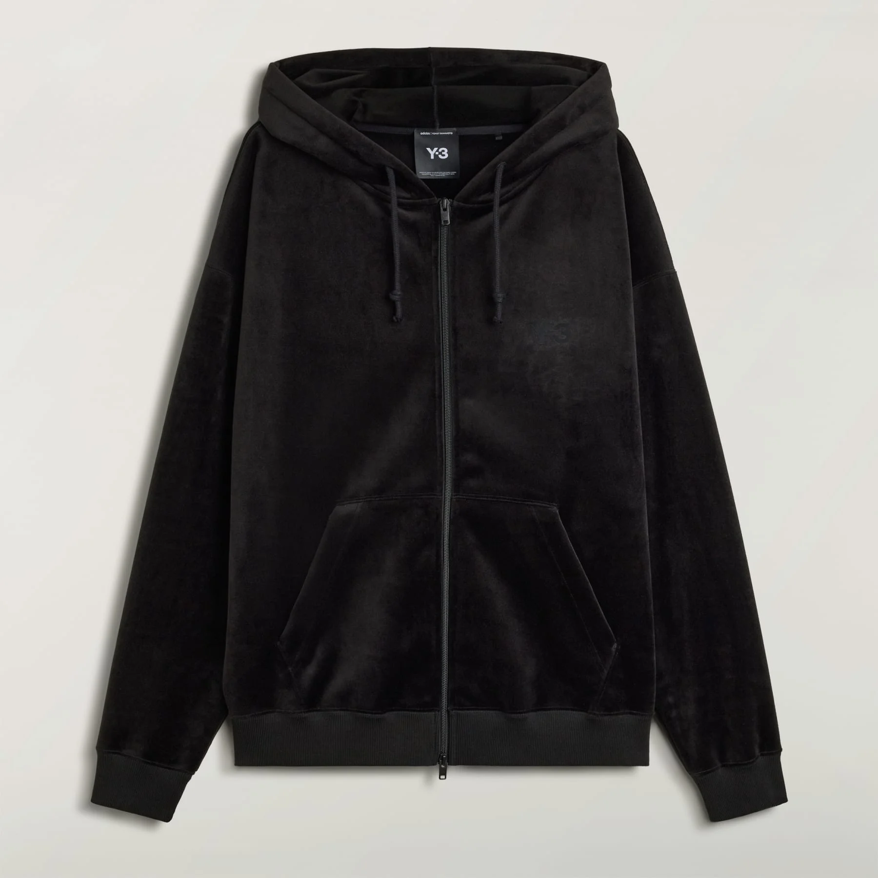 Y-3 VELVET CORDUROY ZIPPER HOODIE - 1