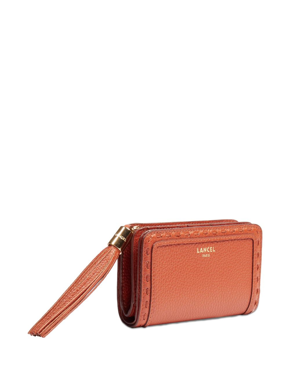 tassel-embellished leather wallet - 3