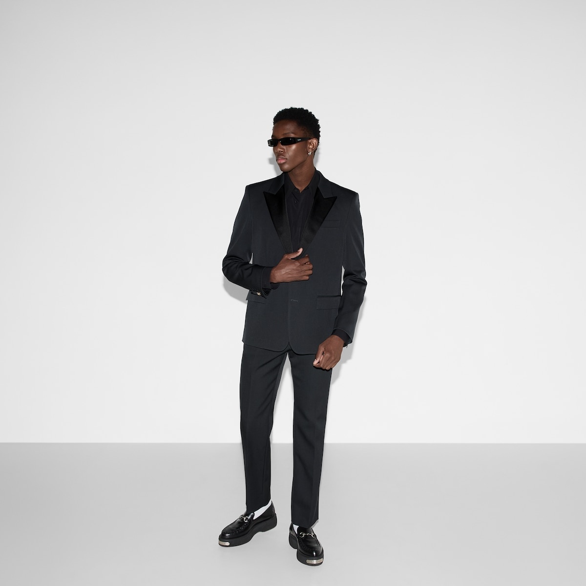 Grain de poudre wool tuxedo - 7