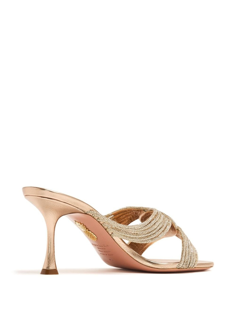 Gatsby 75mm embellished mules 3
