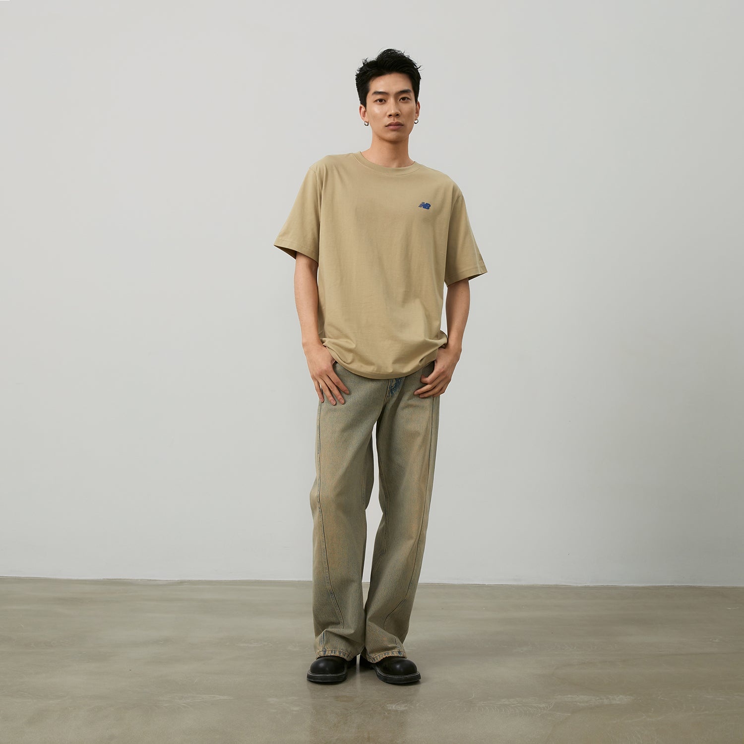 New Balance Running Graphic T-Shirt 'Tan' NEE26121-LB - 5