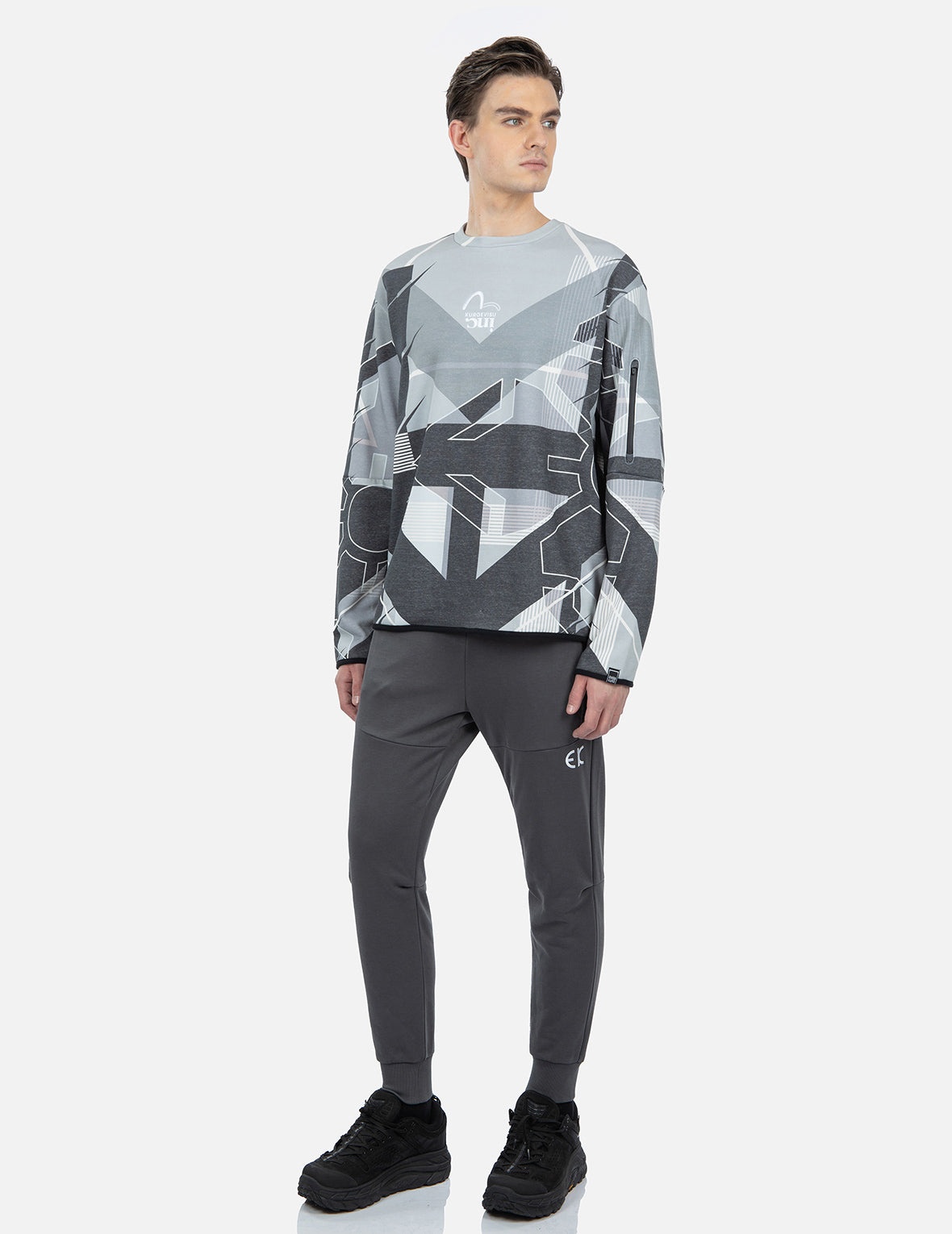 Kamon Camo Print Sweatshirt - 3