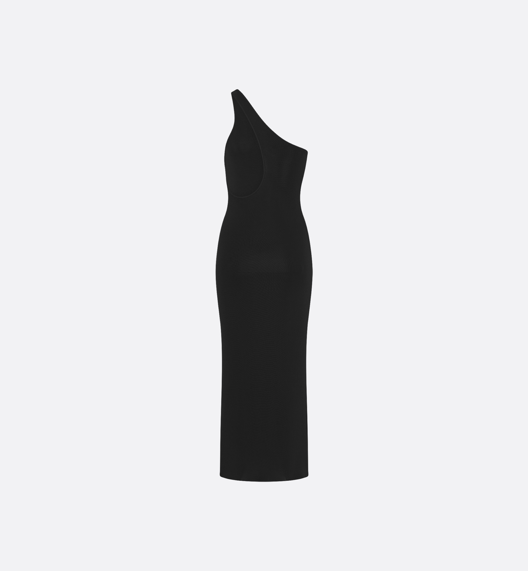 Mid-Length Asymmetric Dress - 5