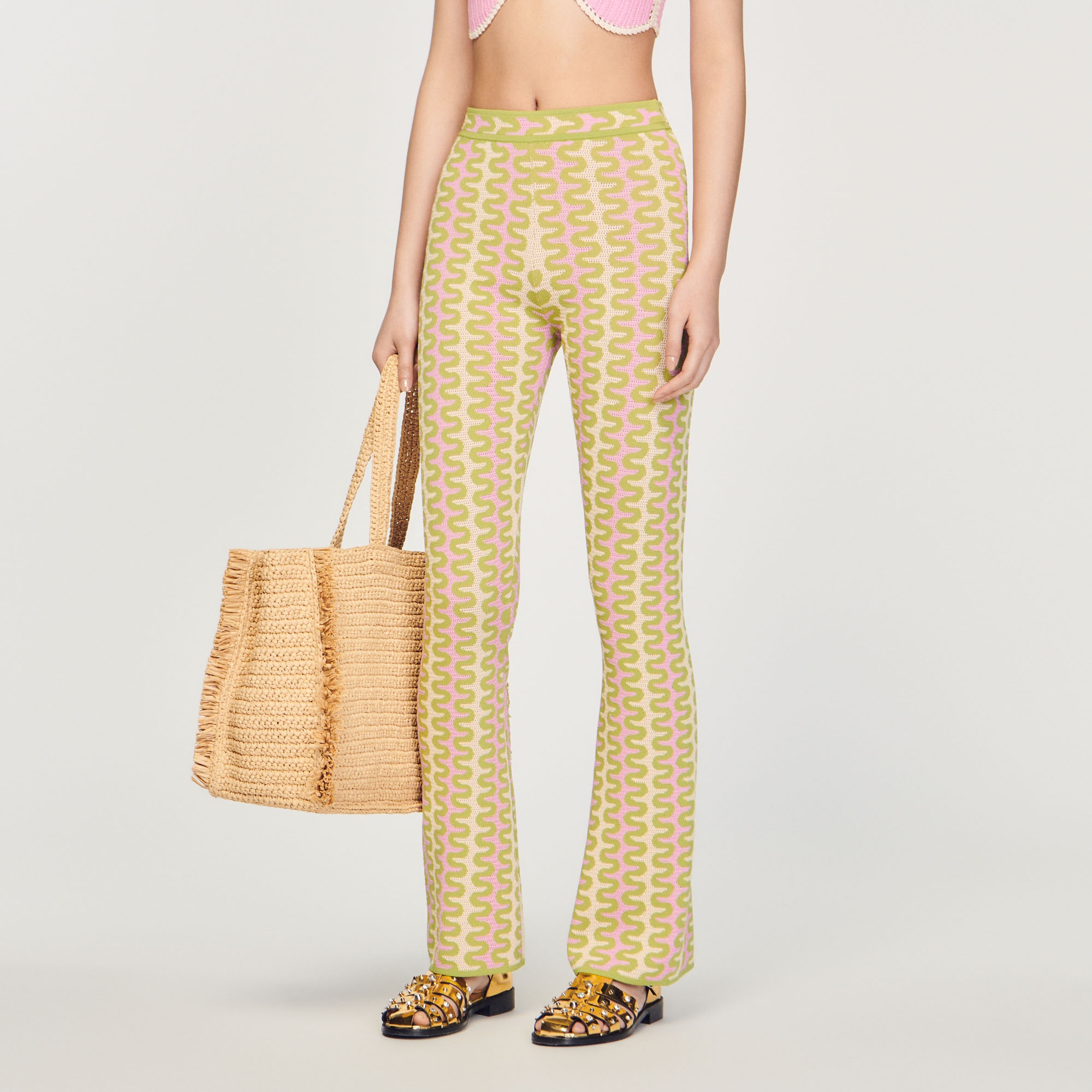 Patterned knit pants - 5