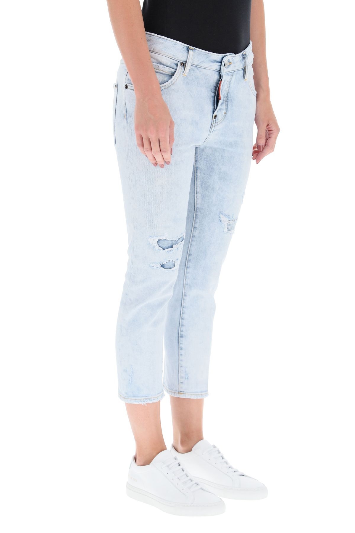 COOL GIRL CROPPED JEANS - 3