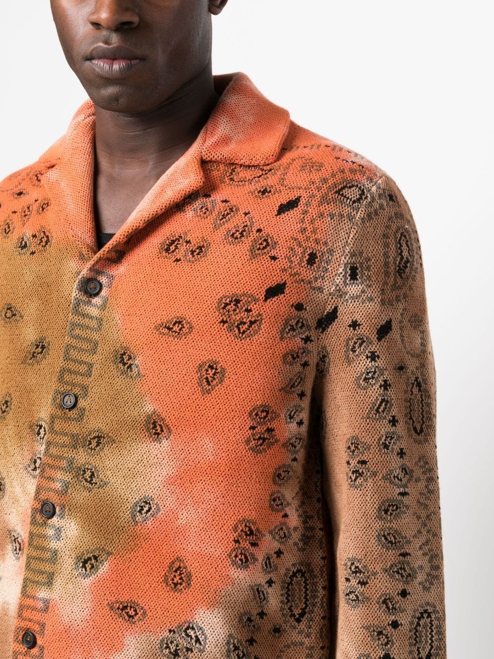 bandana-print cotton shirt - 5