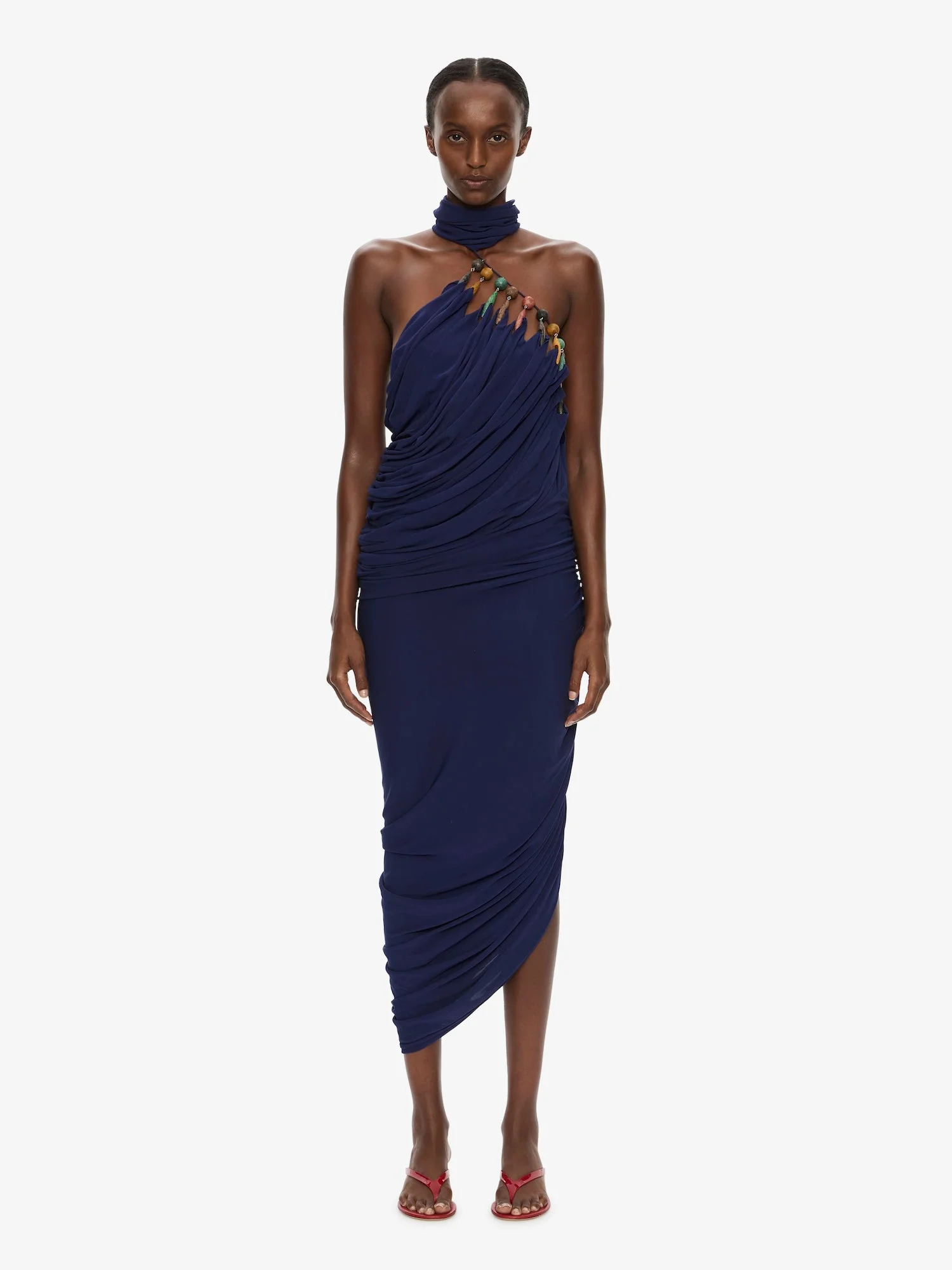 Tropique Droplet Halter Dress - 1
