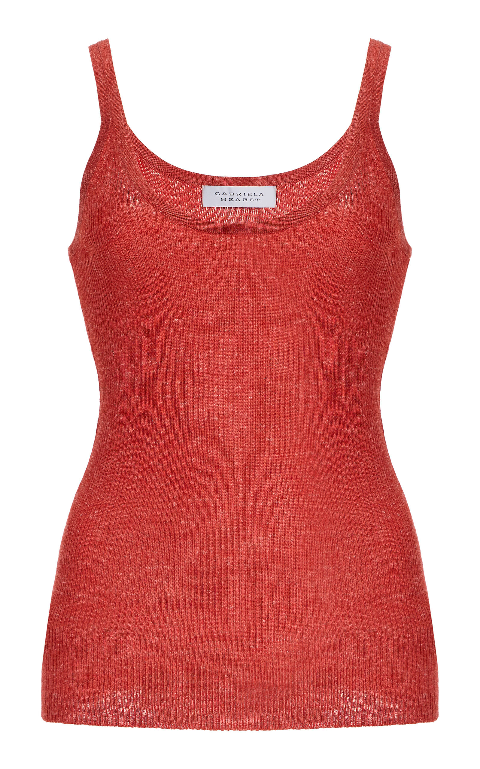 Cinxia Cashmere, Silk and Hemp Tank Top orange - 1