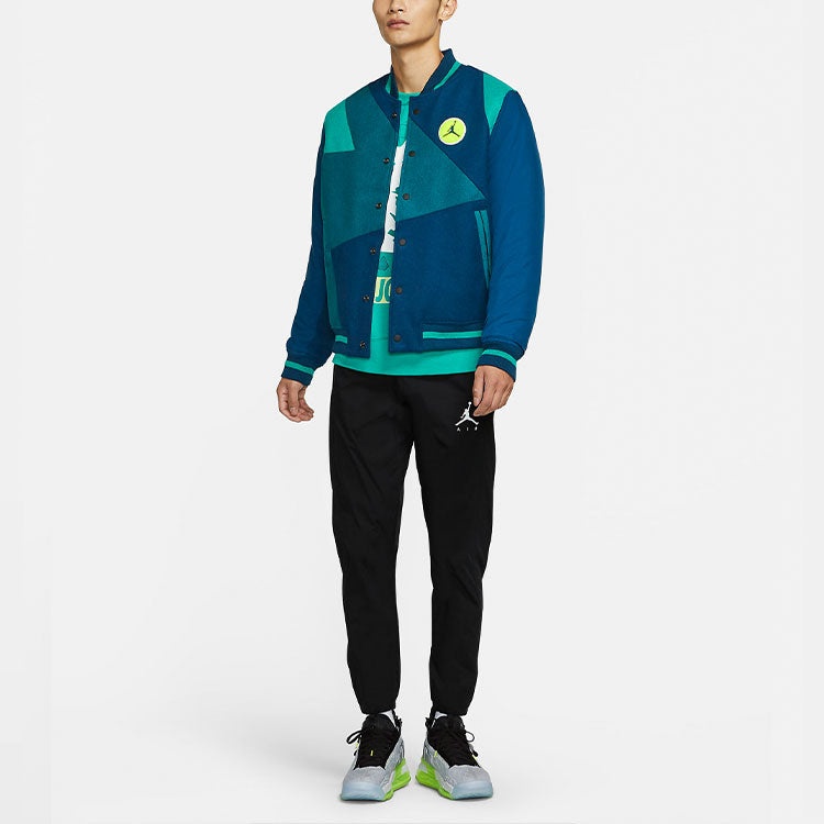 Air Jordan MENS DNA Casual Baseball Jacket Blue CK9351-432 - 4