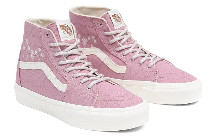 (WMNS) Vans Sk8-Hi Tapered Shoes 'Pink White' VN0A5KRUBD5 - 3