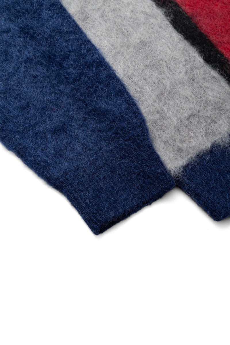 Knit Polo Shaggy 9G - Blue 6
