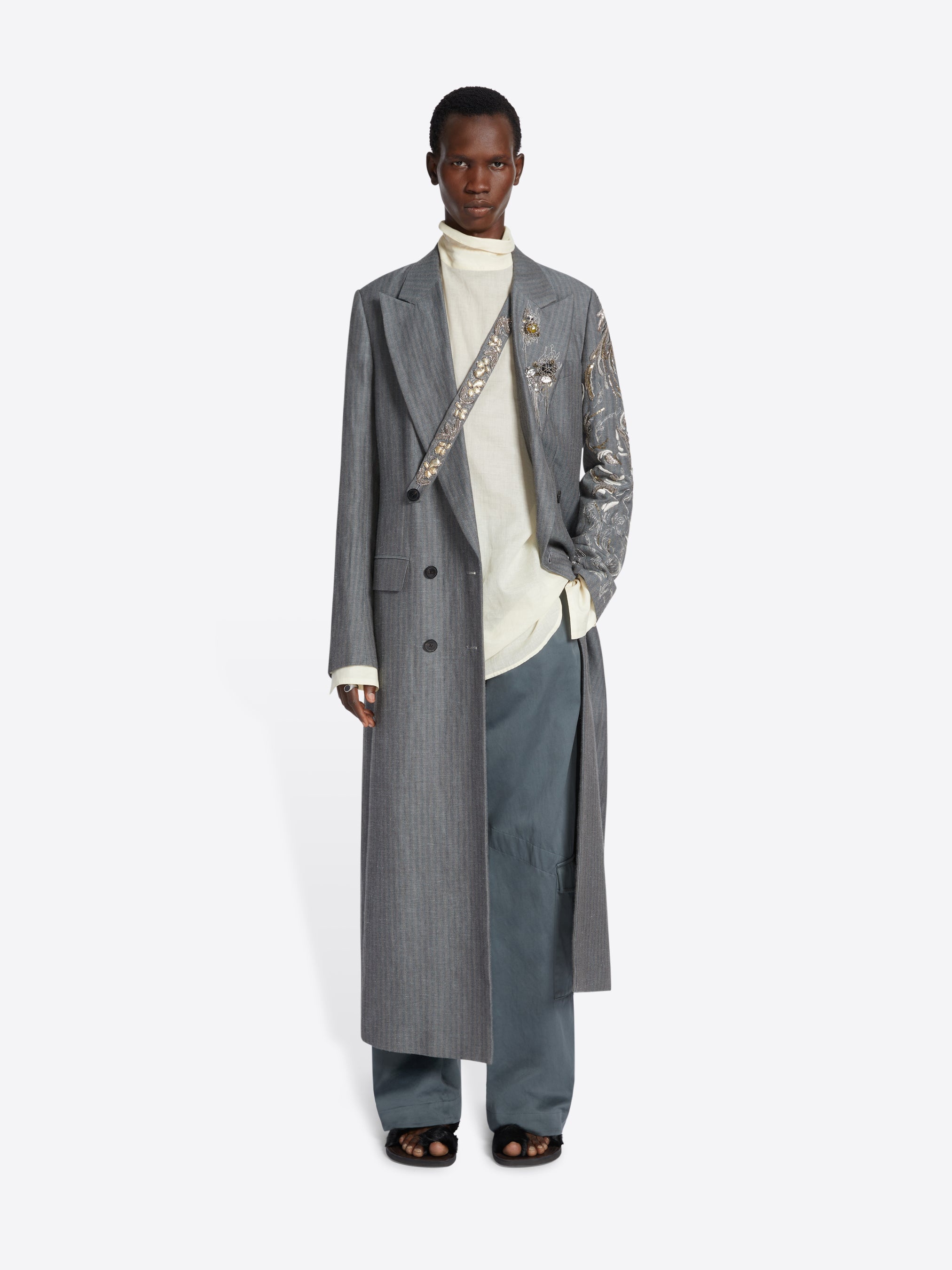 EMBELLISHED COAT - 2