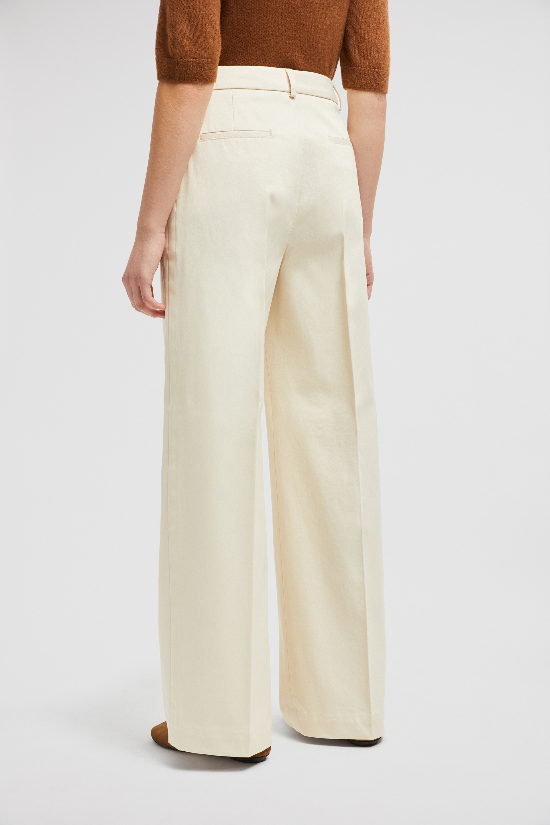Tailored Cotton Gabardine Pants - 5