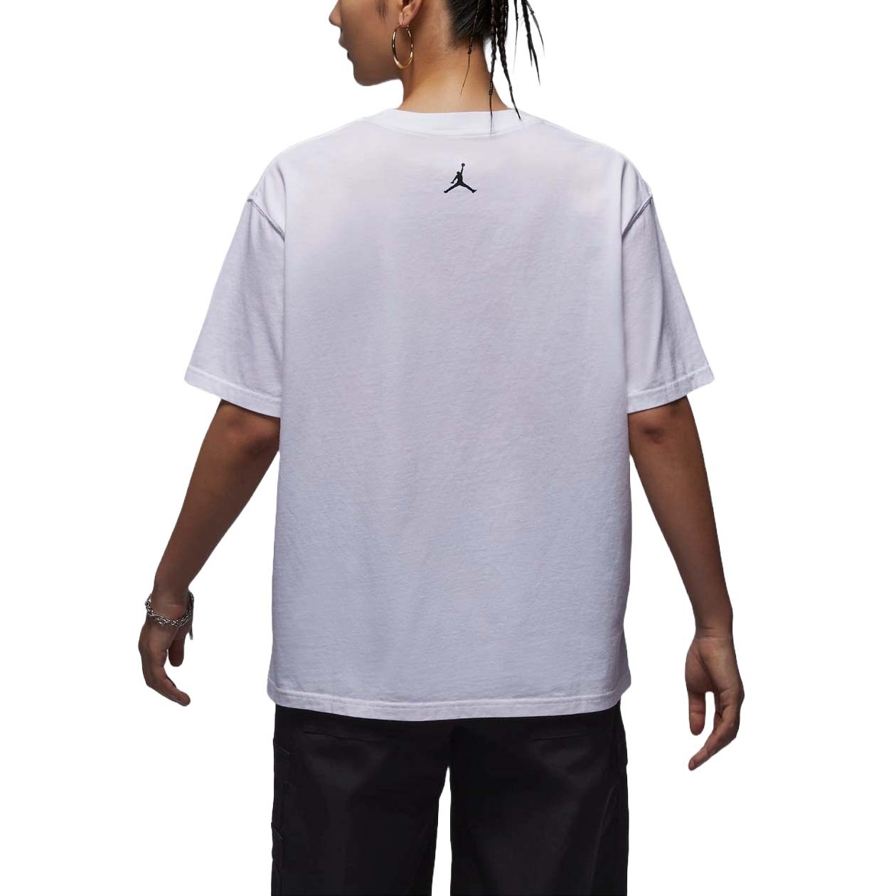 (WMNS) Air Jordan Graphic T-shirt Asia Sizing 'White' FV7123-100 - 2