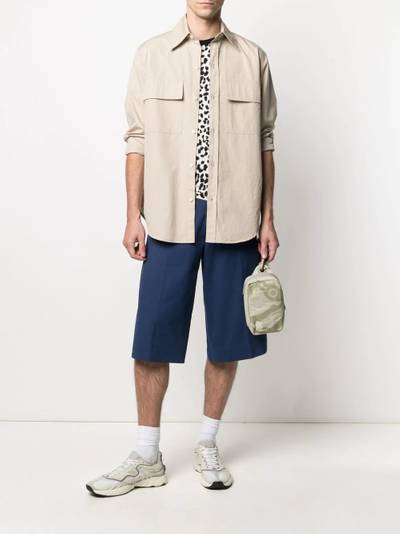 KENZO long cotton shorts outlook