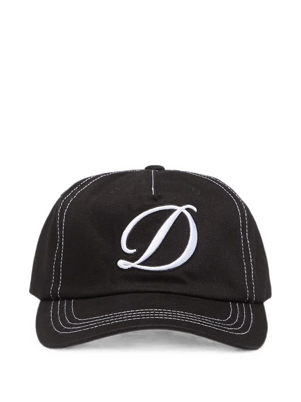 Cursive denim cap - 1