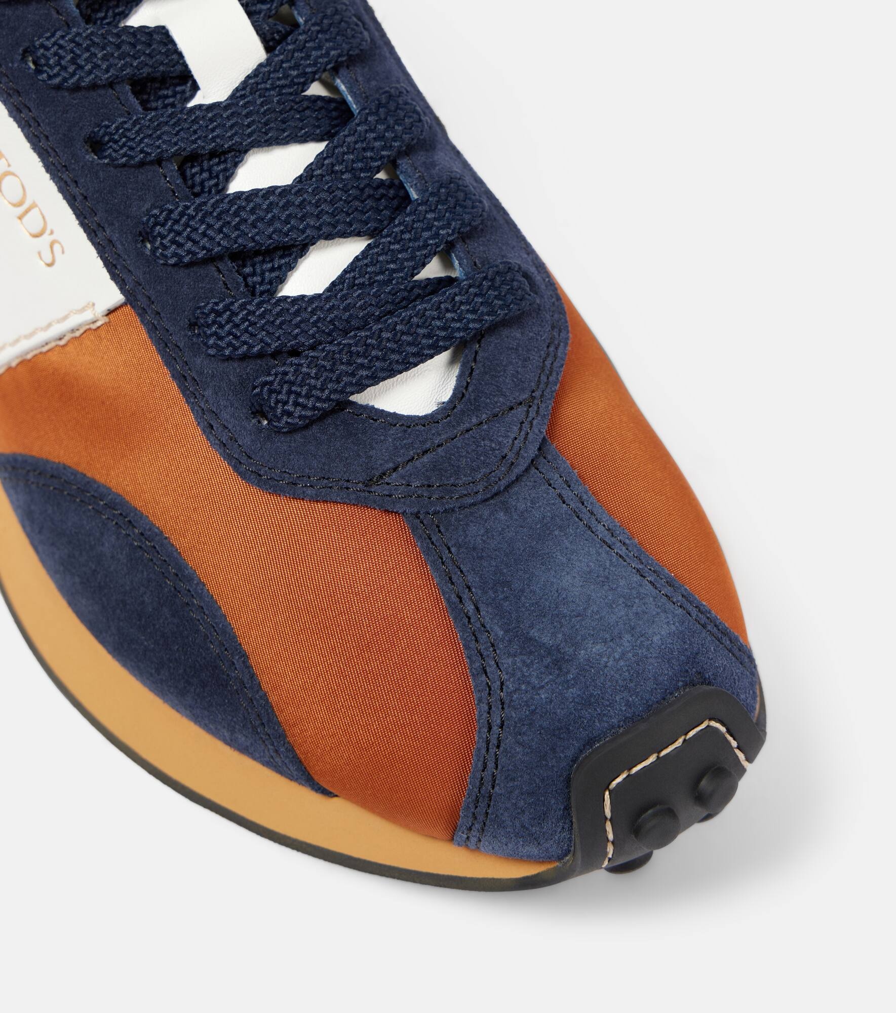 T-Vintage leather and suede-trimmed sneakers - 5