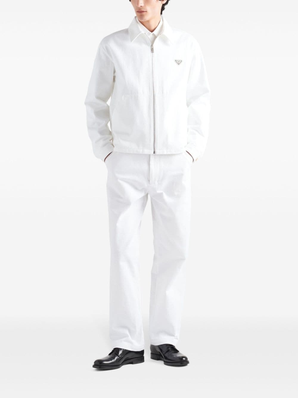 mid-rise loose-fit trousers - 2