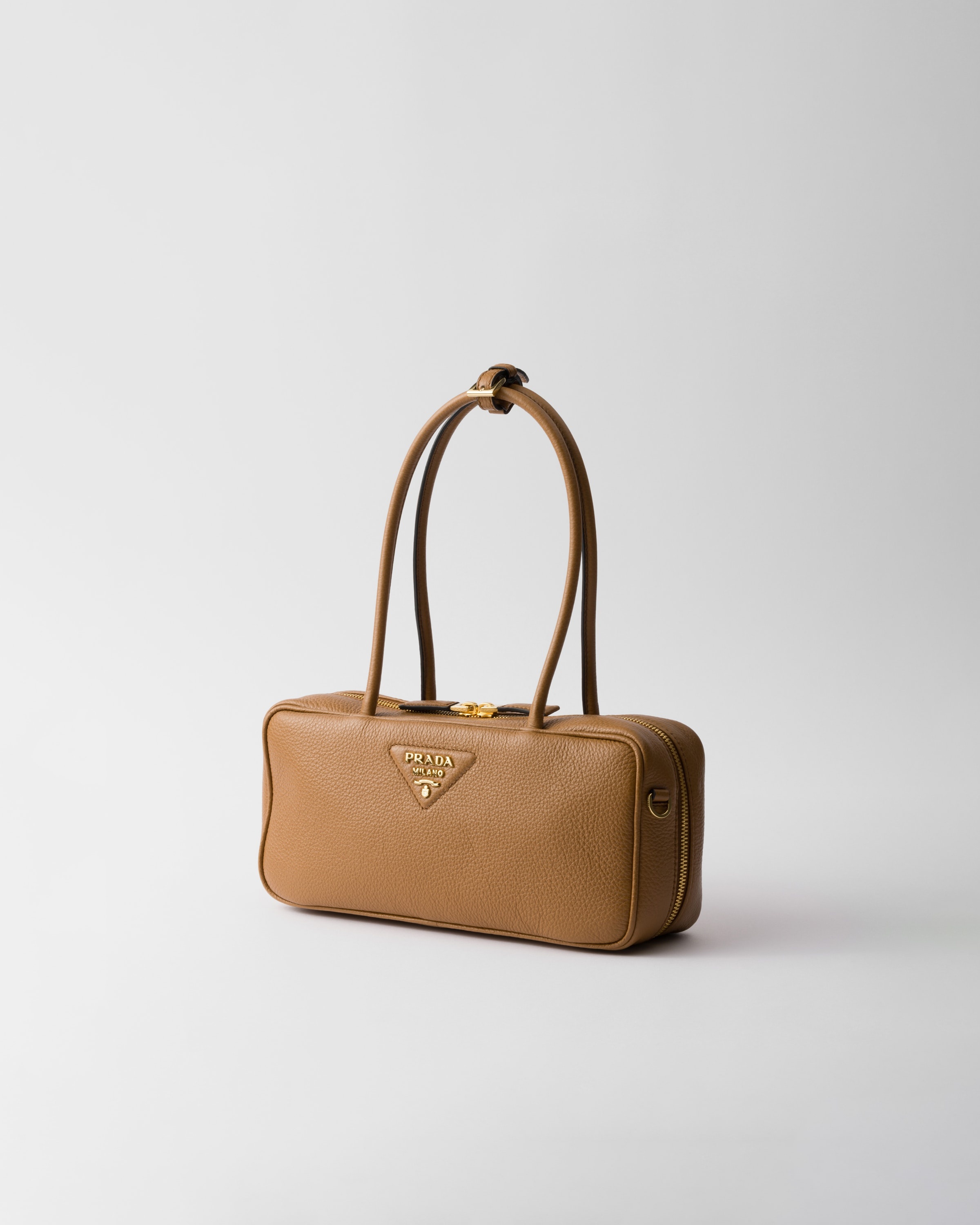 Medium leather top-handle bag - 2