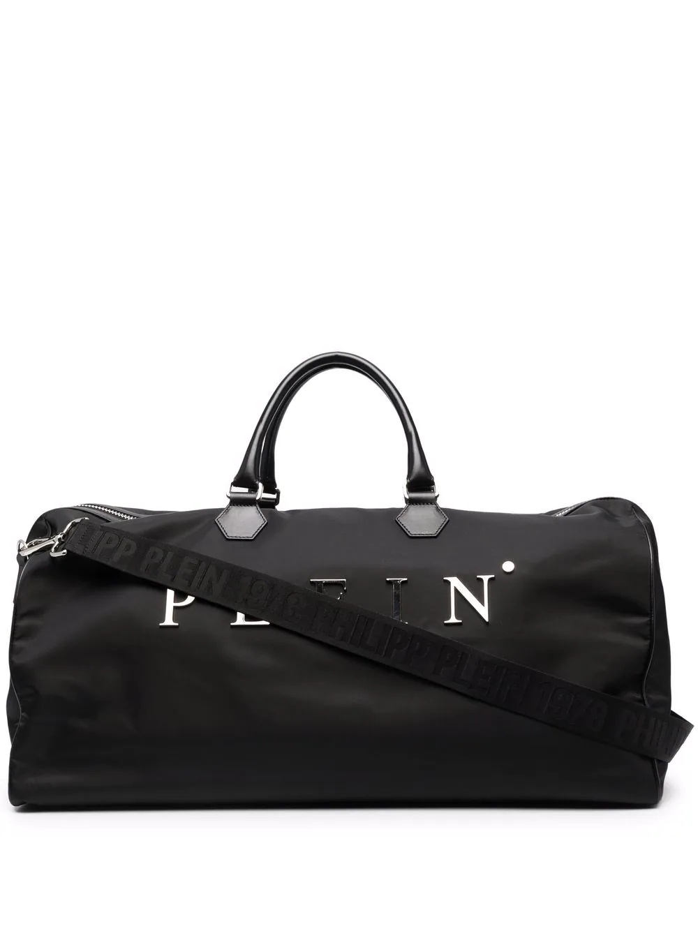 logo-plaque travel bag - 1