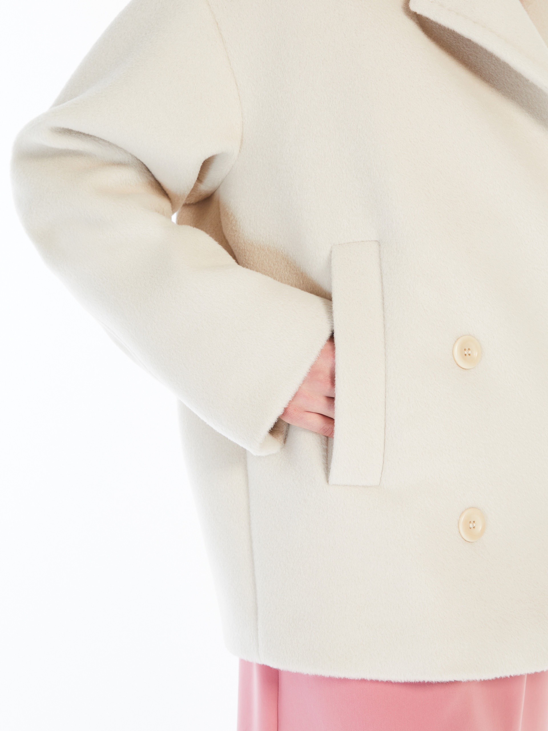 FILOVIA Wool and alpaca pea coat - 6