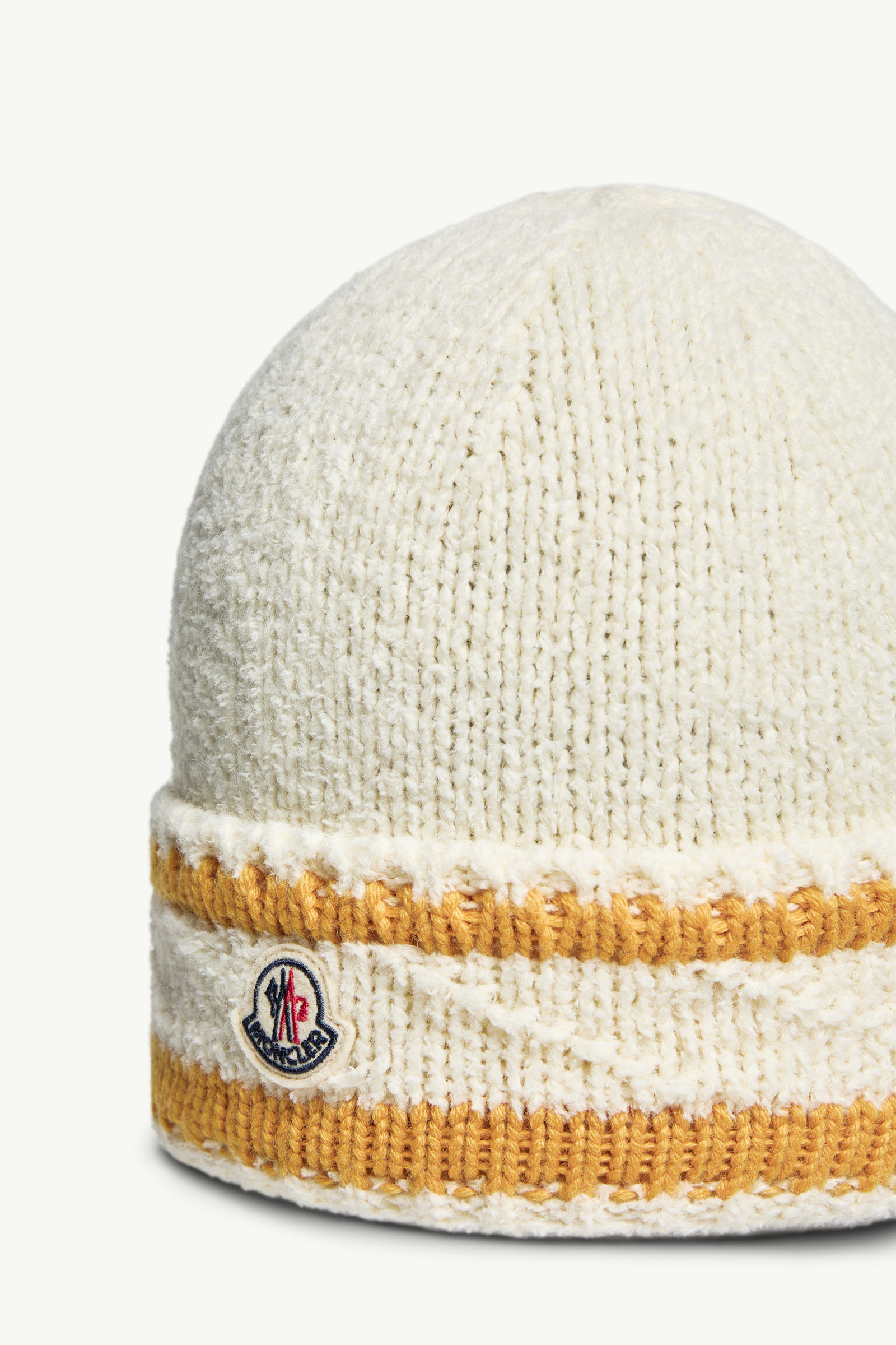 Striped Wool & Cotton Blend Beanie - 3