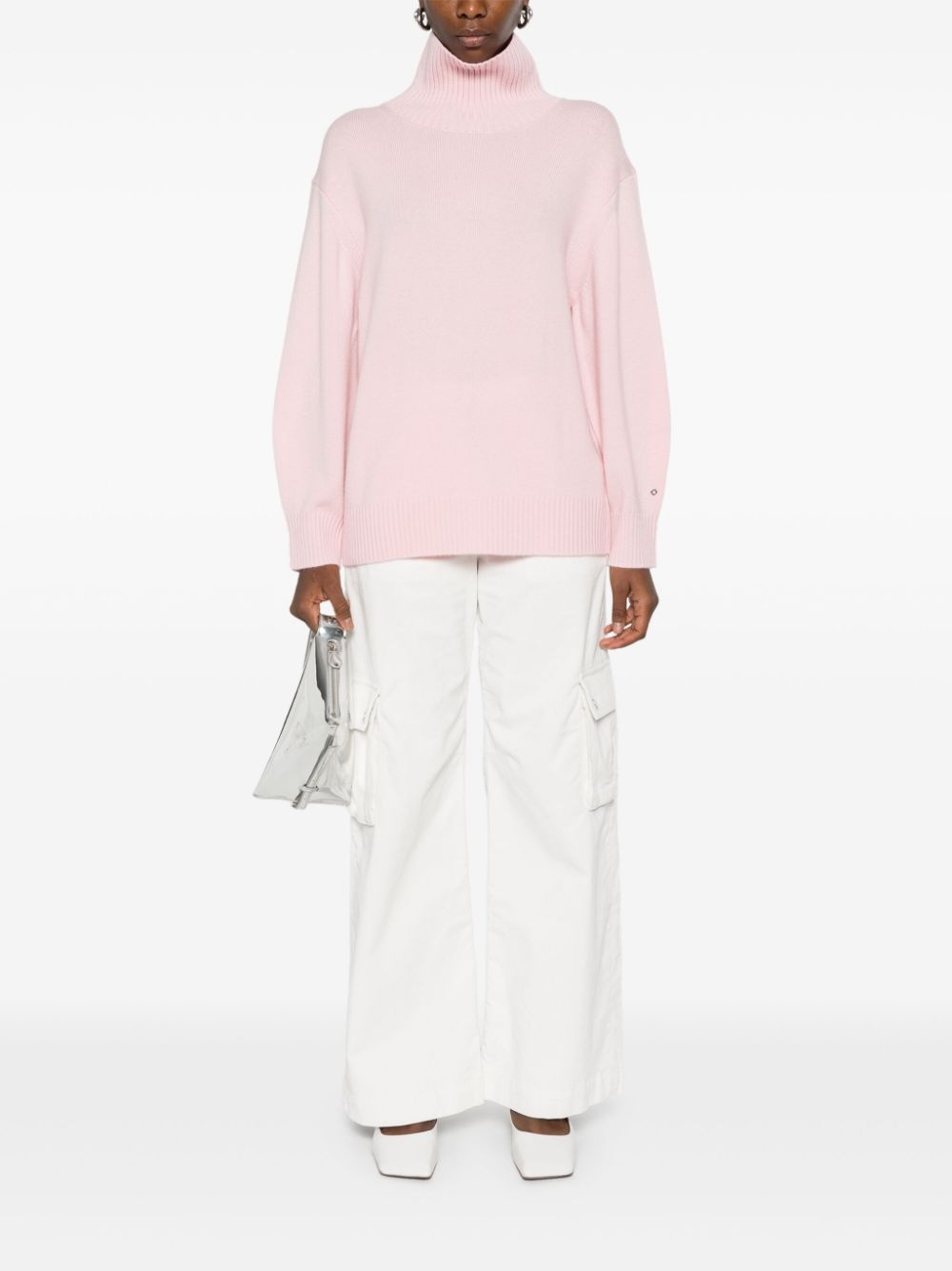 roll-neck wool-cashmere jumper - 2