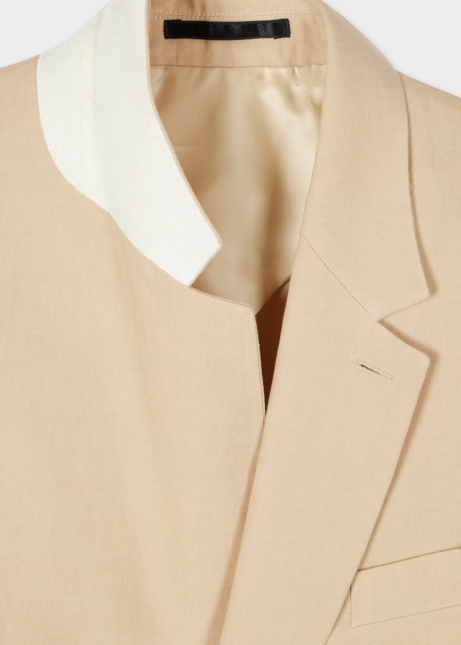 Beige Linen Suit - 2