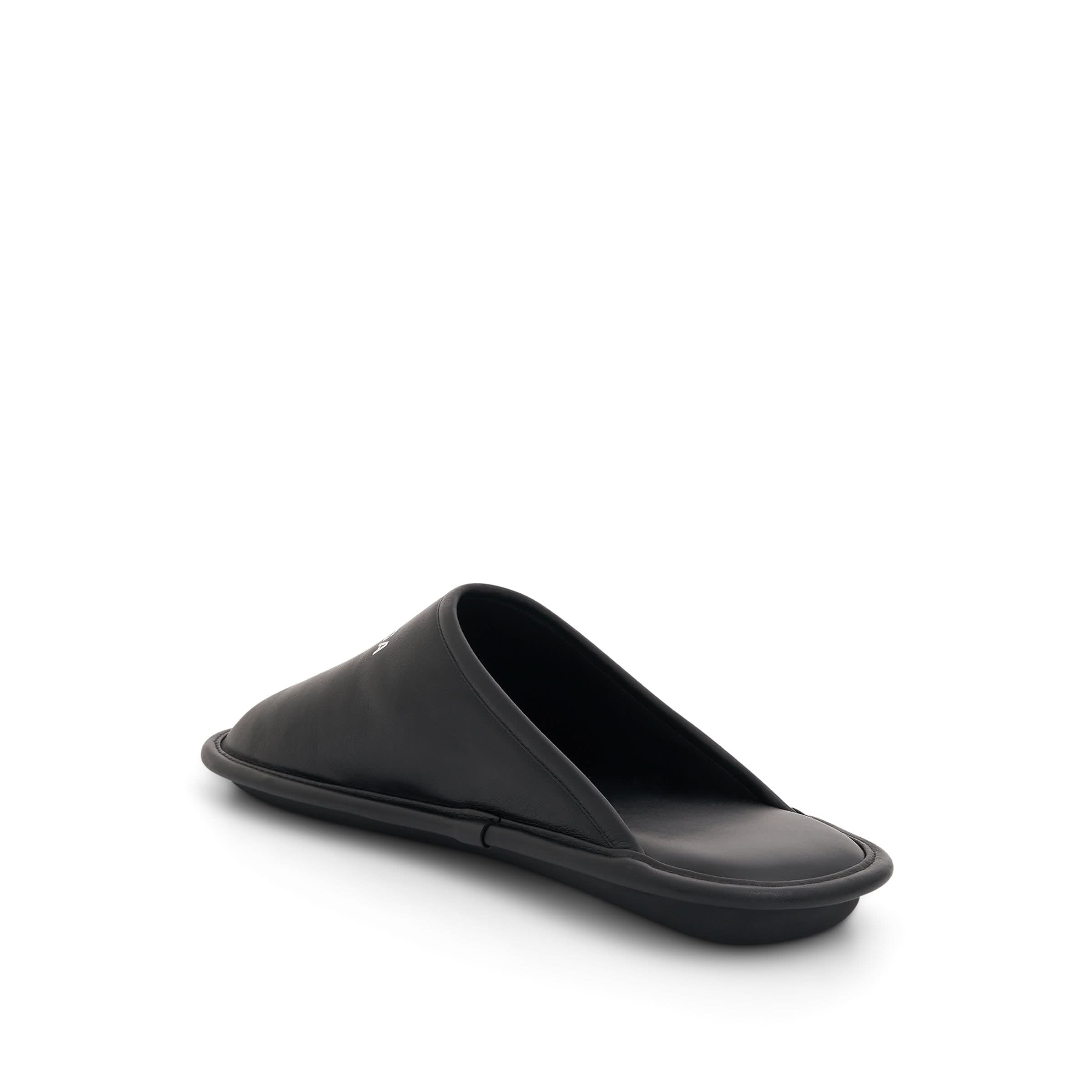 Home Slippers in Black/White - 3