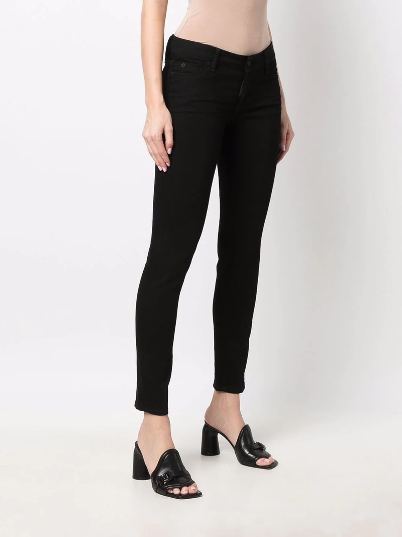 logo-patch skinny denim trousers 3