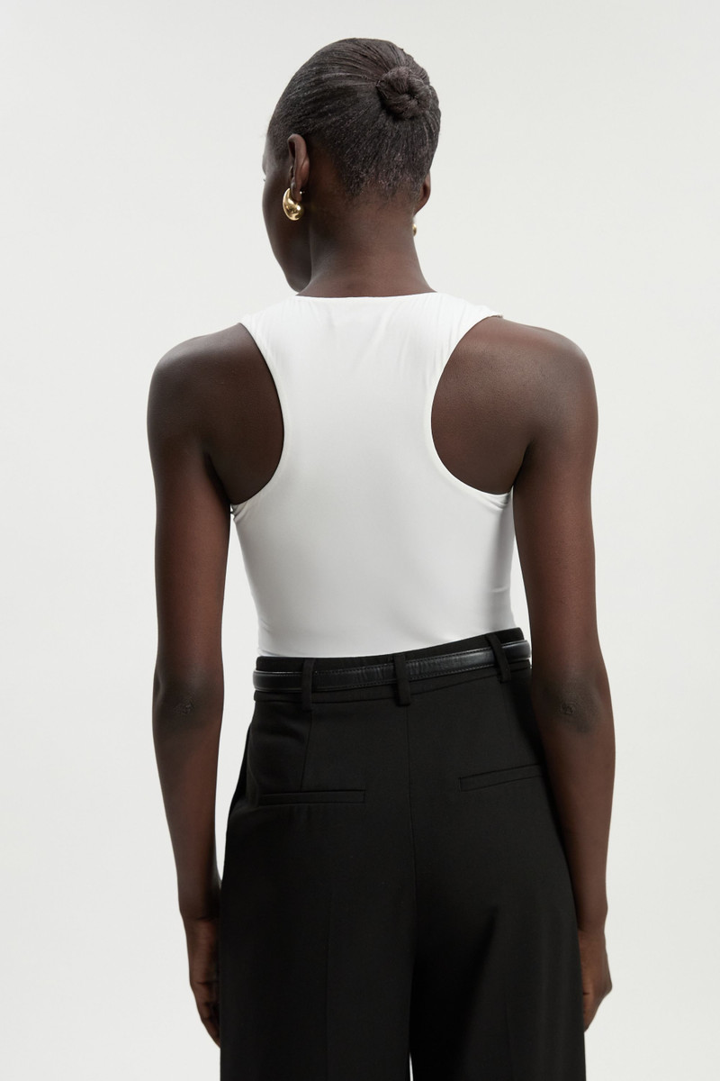 Petite Halter Neck Contour Jersey Bodysuit 5