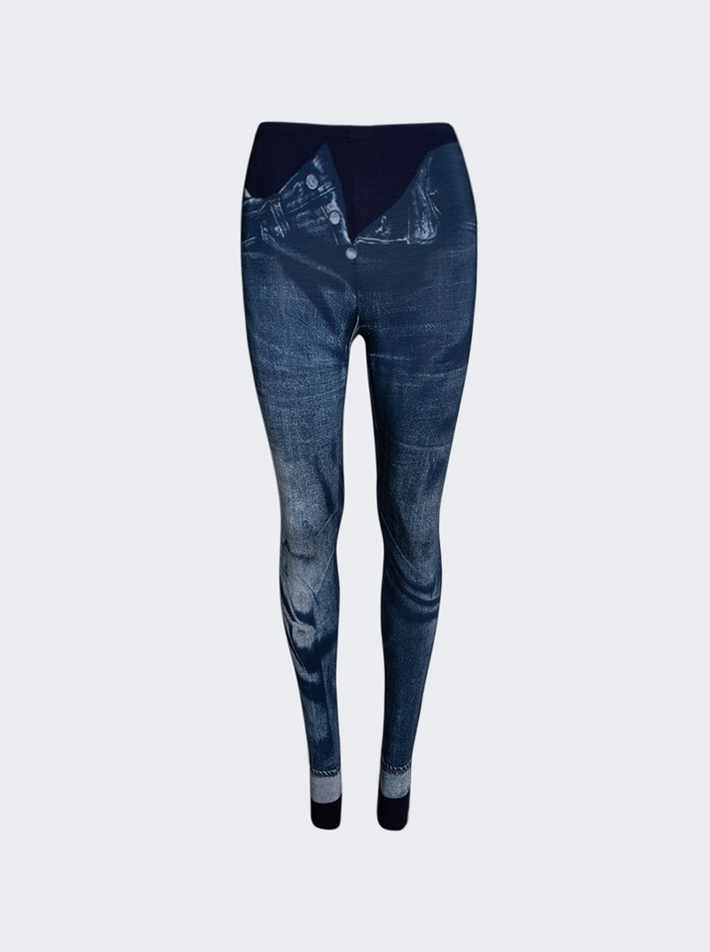 Trompe L'oeil Legging Navy Blue 1