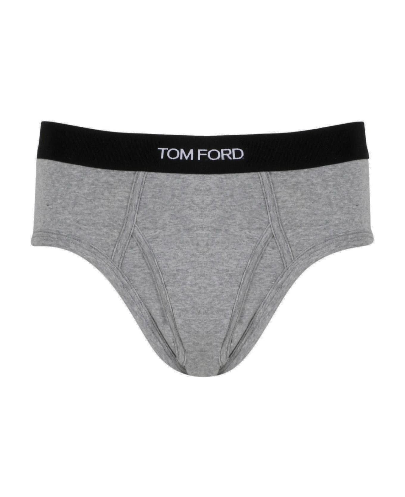 Logo Waist Stretch Briefs - 1