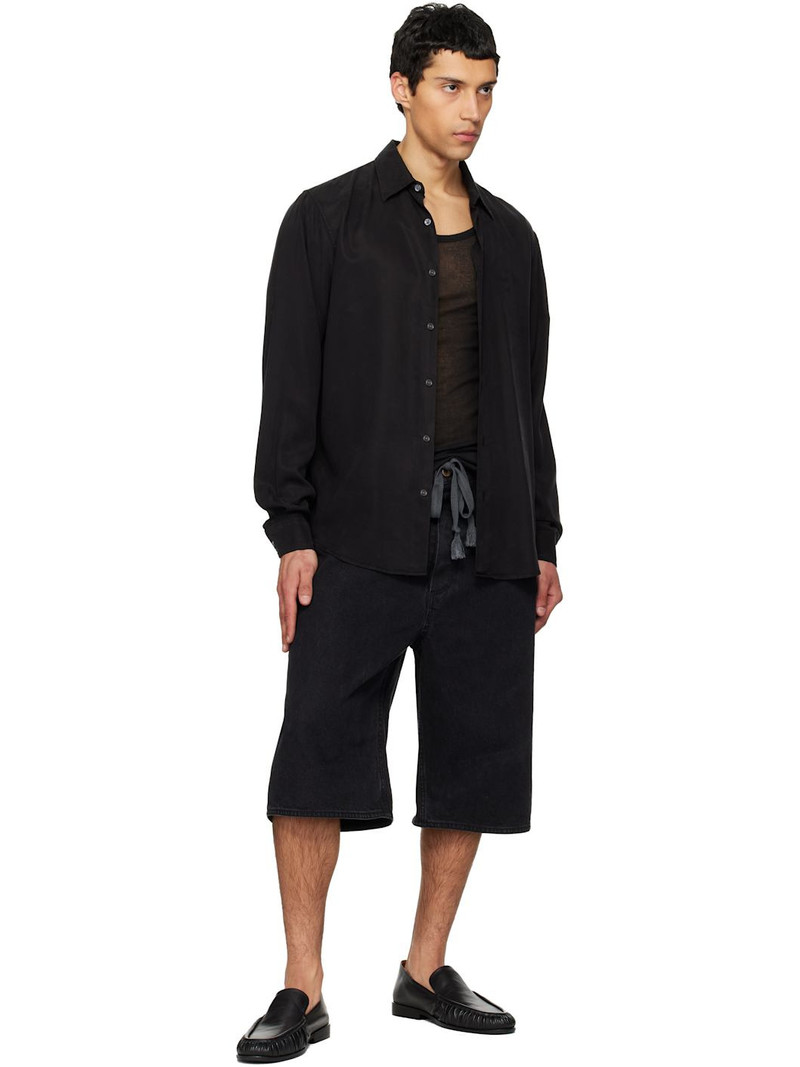 Marsèll Black Leather Loafers outlook